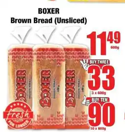 Boxer BOXER Brown Bread (Unsliced) offer
