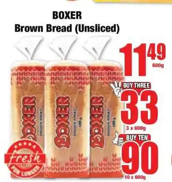 Boxer BOXER Brown Bread (Unsliced) offer
