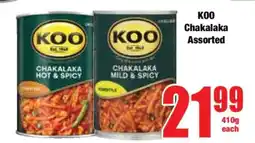 Boxer KOO Chakalaka Assorted offer