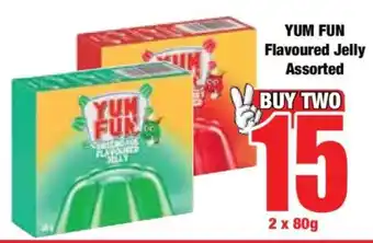 Boxer YUM FUN Flavoured Jelly Assorted offer