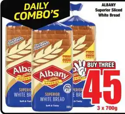Boxer ALBANY Superior Sliced White Bread offer