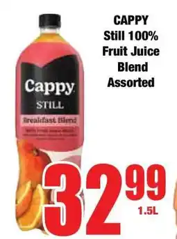 Boxer CAPPY Still 100% Fruit Juice Blend Assorted offer