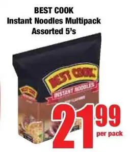 Boxer BEST COOK Instant Noodles Multipack Assorted 5's offer