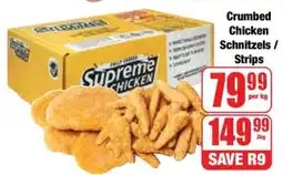 Boxer Crumbed Chicken Schnitzels / Strips offer