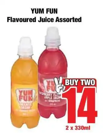 Boxer YUM FUN Flavoured Juice Assorted offer