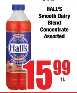 Boxer HALL'S Smooth Dairy Blend Concentrate Assorted offer