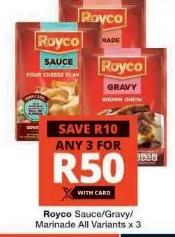 Checkers Royco Sauce, Gravy, Marinade offer