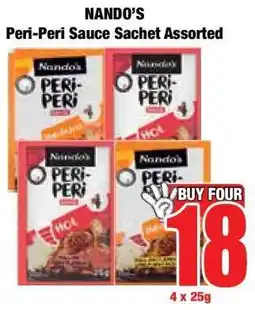 Boxer Nando's Peri-Peri Sauce Sachet Assorted offer