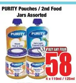 Boxer PURITY Pouches / 2nd Food Jars Assorted offer