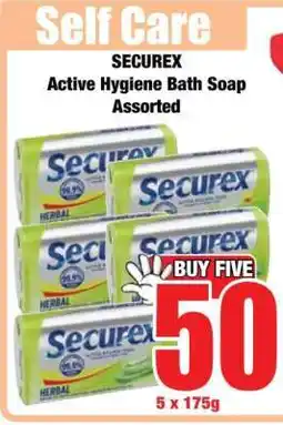 Boxer SECUREX Active Hygiene Bath Soap Assorted offer
