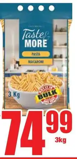 Boxer Taste More Pasta Macaroni offer