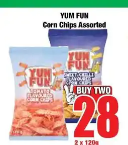 Boxer YUM FUN Corn Chips Assorted offer