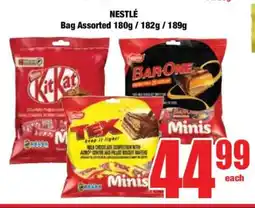Boxer NESTLÉ Bag Assorted 180g / 182g / 189g offer
