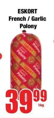 Boxer Eskort French/Garlic Polony offer