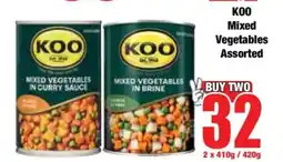Boxer KOO Mixed Vegetables Assorted offer