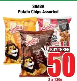 Boxer SIMBA Potato Chips Assorted offer