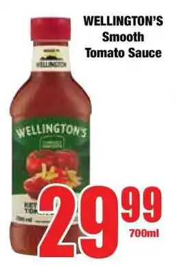 Boxer WELLINGTON'S Smooth Tomato Sauce offer