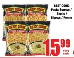 Boxer BEST COOK Pasta Screws / Shells / Elbows / Penne offer