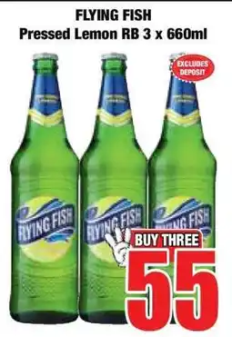 Boxer FLYING FISH Pressed Lemon RB 3 x 660ml offer
