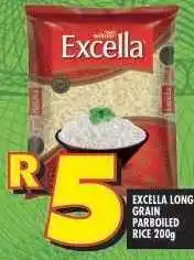 Shoprite EXCELLA LONG GRAIN PARBOILED RICE 200g offer