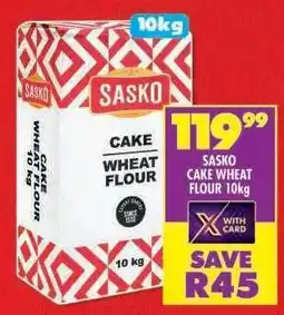 Shoprite Sasko Cake Wheat Flour 10kg offer
