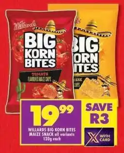 Shoprite Willards Big Korn Bites offer