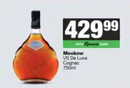 Spar Tops Meukow VS De Luxe Cognac offer