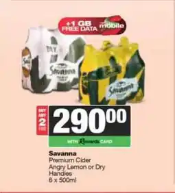 Spar Tops Savanna Premium Cider offer