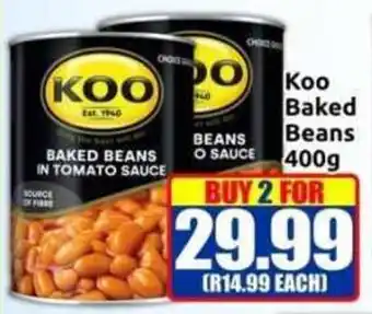Three Star Cash and Carry Koo Baked Beans offer