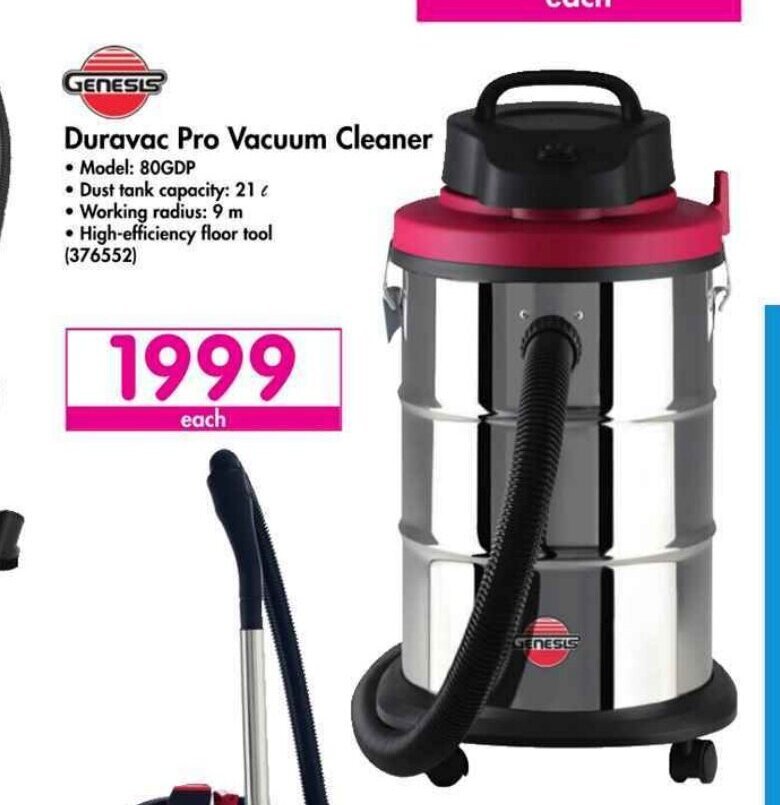 Genesis Duravac Pro Vacuum Cleaner offer at Makro