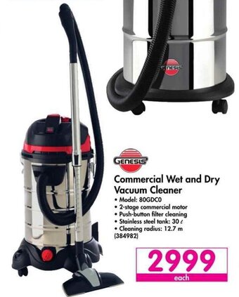 Makro Genesis - Commercial Wet and Dry Vacuum Cleaner offer