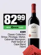 Spar Tops KWV Classic Collection Shiraz,Pinotage,Merlot,Cab Sauv,Petit Verdot Or Cape Blend-750ml offer