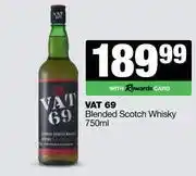 Spar Tops VAT 69 Blended Scotch Whisky-750ml offer
