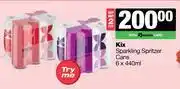 Spar Tops Kix Sparkling Spritzer Cans-For 2 x 6 x 440ml offer