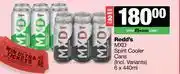 Spar Tops Redd's MXD Spirit Cooler Cans-For 2 x 6 x 440ml offer