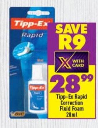 Tipp-Ex Rapid Correction Fluid Foam 20ml