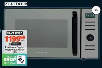 Checkers Hyper Platinum Digital Microwave Oven offer