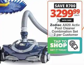 Checkers Hyper Zodiac AX20 Activ Pool Cleaner Combination Set offer