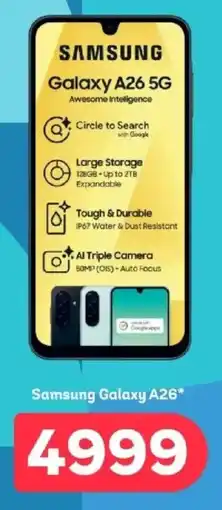 PEP Samsung Galaxy A26 offer
