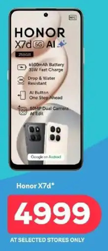 PEP Honor X7d offer