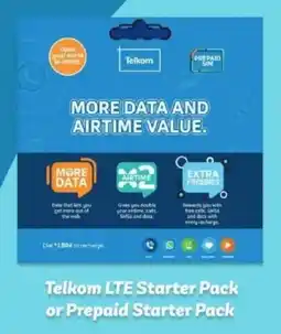 PEP Telkom LTE Starter Pack or Prepaid Starter Pack offer