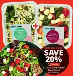 Checkers Simply Great Salad All Variants offer
