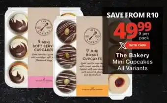Checkers The Bakery Mini Cupcakes All Variants offer