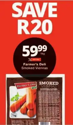 Checkers Farmer's Deli Smoked Viennas offer
