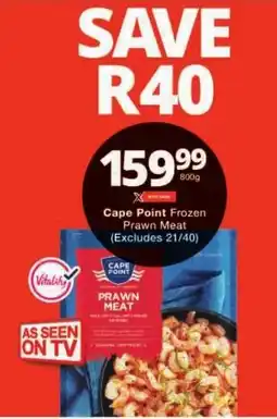 Checkers Cape Point Frozen Prawn Meat offer