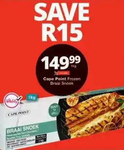 Checkers Cape Point Frozen Braai Snoek offer