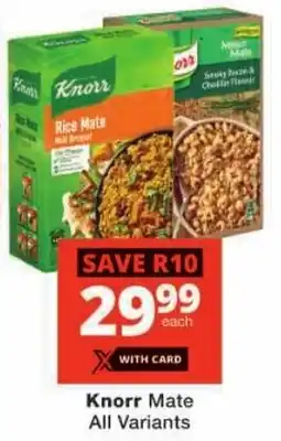 Checkers Knorr Mate All Variants offer