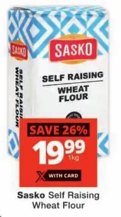 Checkers Sasko Self Raising Wheat Flour offer
