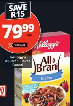 Checkers Kellogg's All-Bran Flakes offer