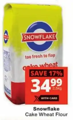 Checkers Snowflake Cake Wheat Flour offer